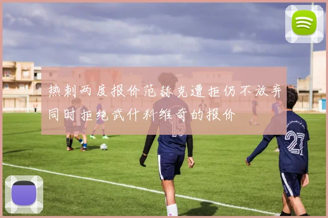 热刺两度报价范赫克遭拒仍不放弃同时拒绝武什科维奇的报价